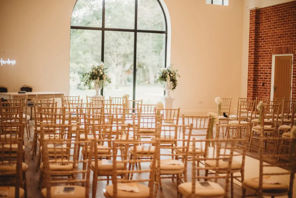 reymerston hall wedding ceremony room
