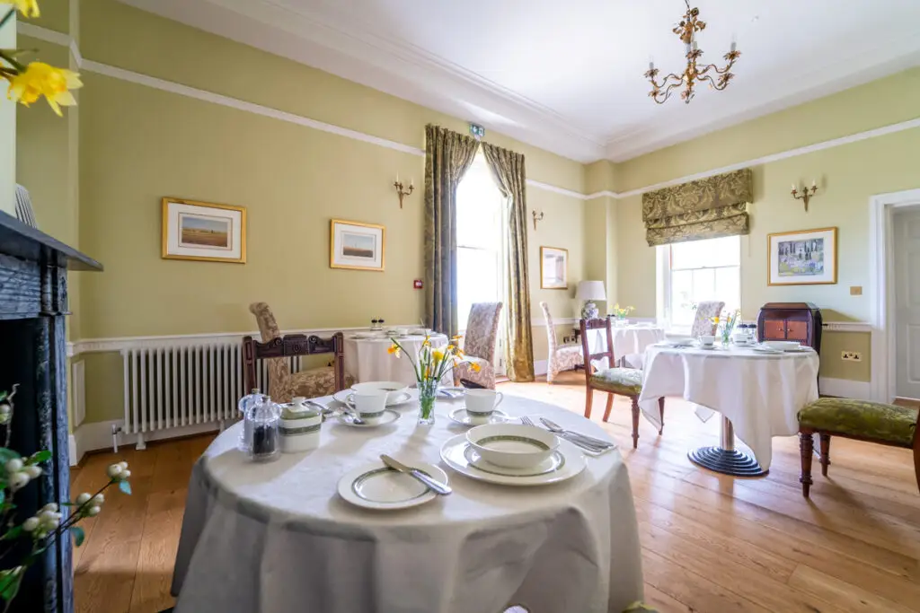 green room at Reymerston hall